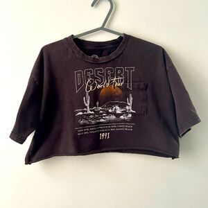 Desert World Tour crop top